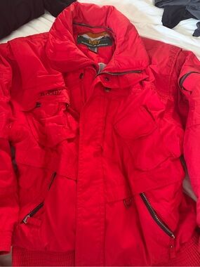 Vintage Killy Authentic Ski Heavy Jacket Vibrant Red USA 42 80’s/90’s retro